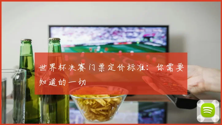 世界杯决赛门票定价标准：你需要知道的一切